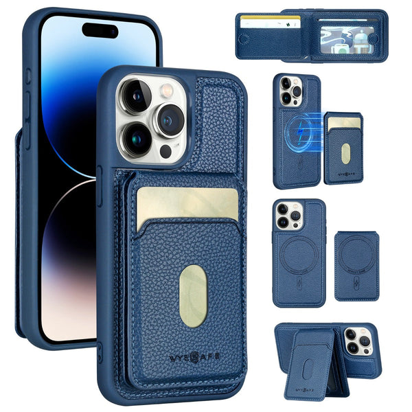 iPhone 15 Max Wallet MagSafe Detachable Card Slot Case