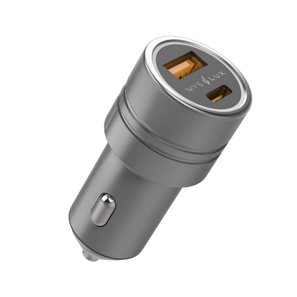 WYEFLUX 38W USB-A & USB-C QC In-Car Charger