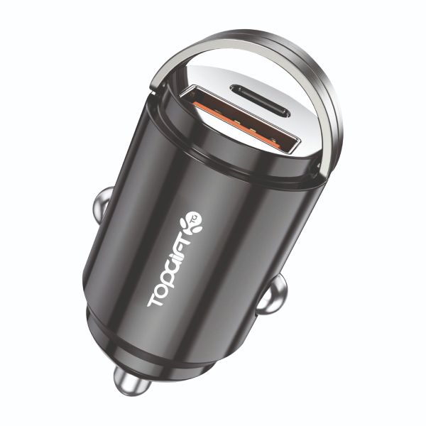 WYEFLUX 20W In-Car USB-A & USB-C Compact PD Charger
