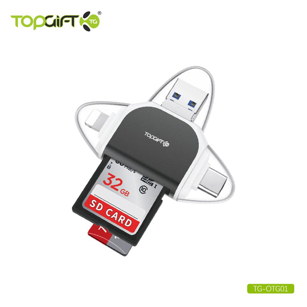 WYEFLOW 6-IN-1 On-The-Go Card Reader